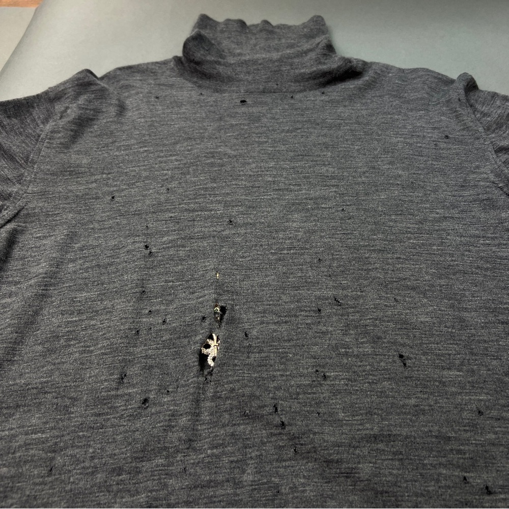 Cruciani for Carioca Extra Fine Wool Turtleneck Made in Italy - Picture 5 of 8